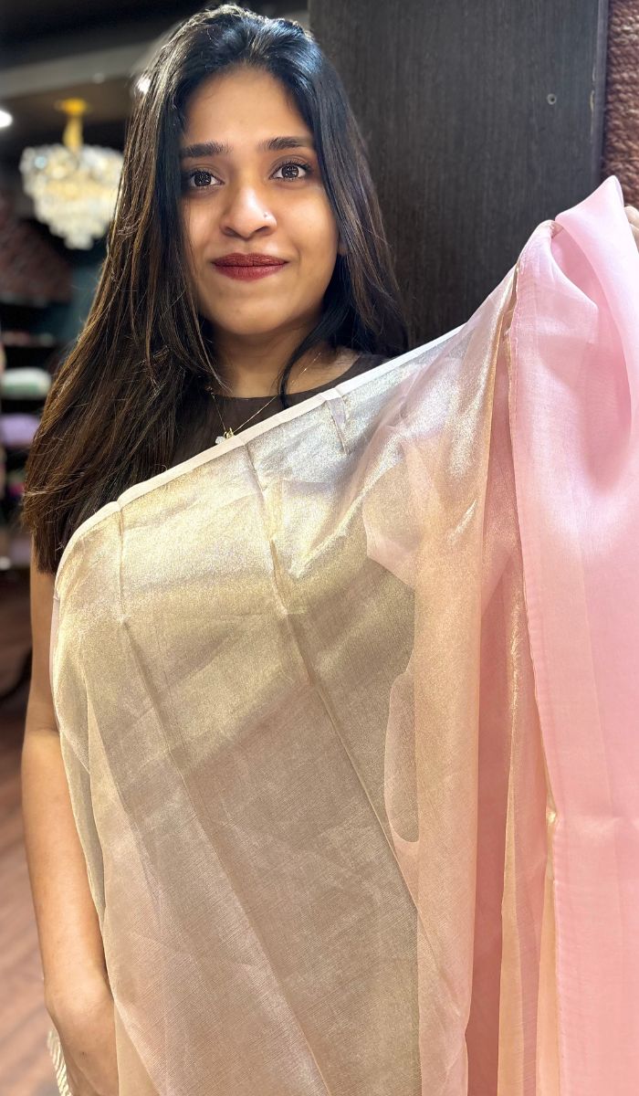 ORGANZA SAREE 01092514