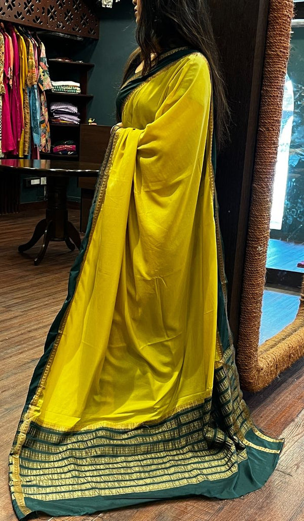 SEMI CREPE SAREE 1309251