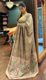 SEMI TUSSAR SAREE 26092533