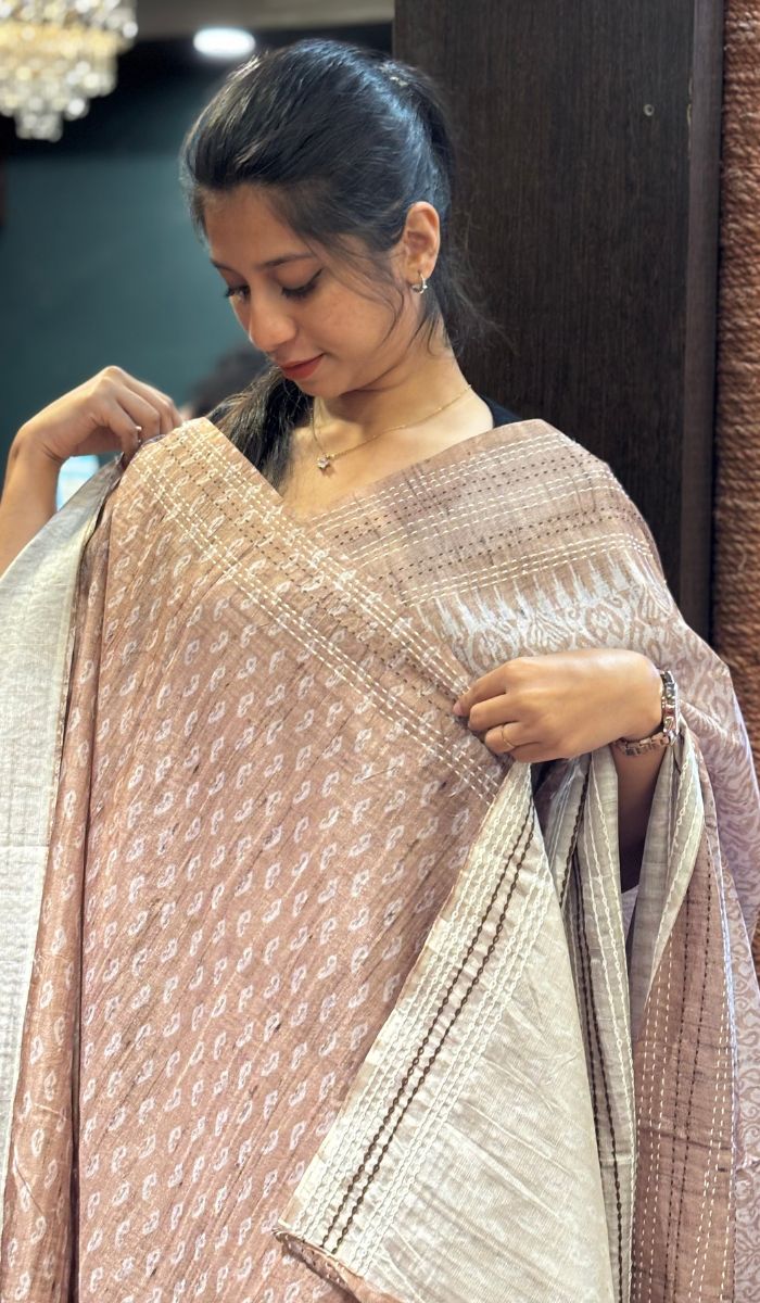 SEMI TUSSAR SAREE 06102551