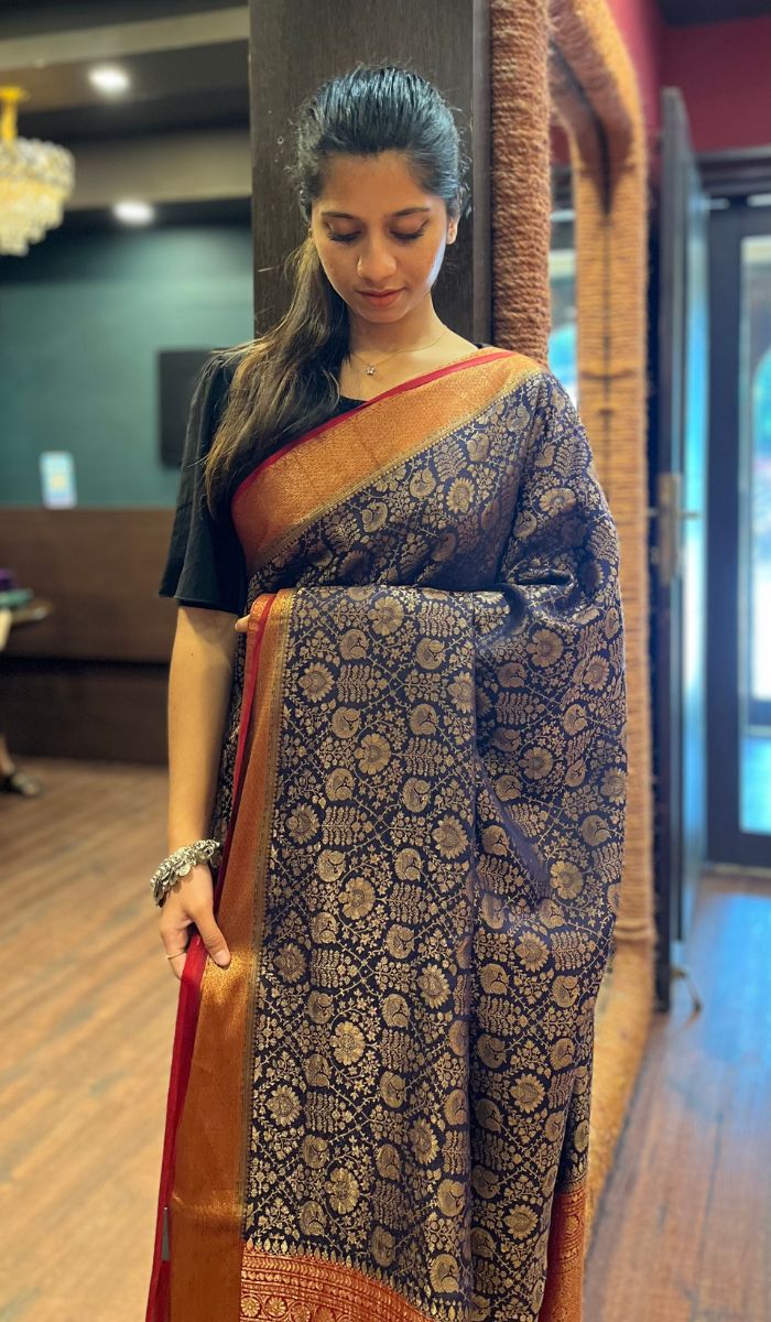 CREPE SILK SAREE 30102514