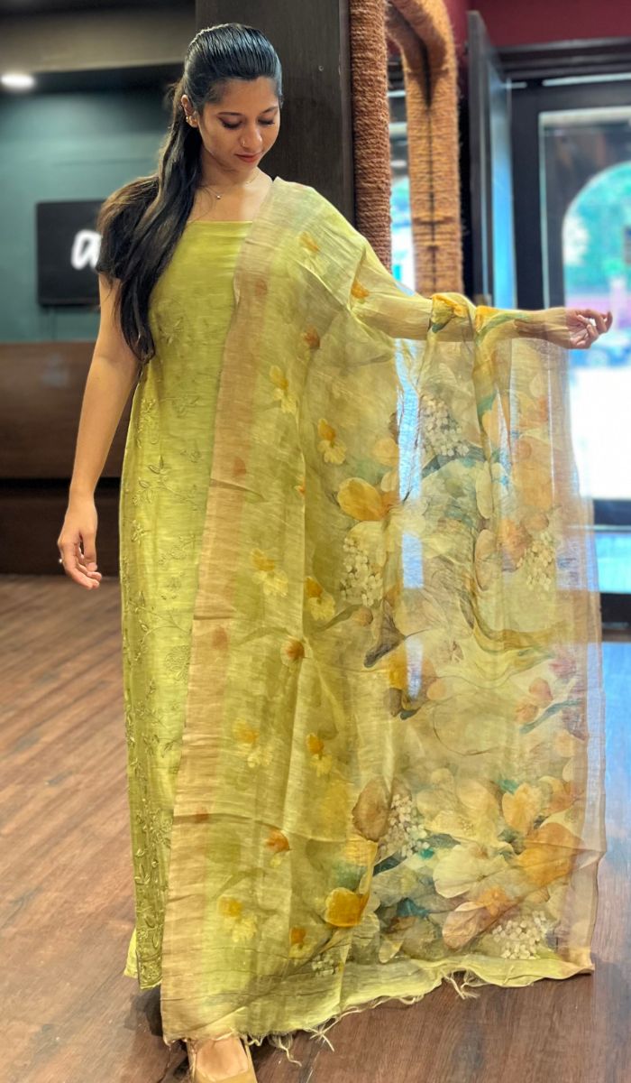 LINEN UNSTITCHED SALWAR 2805243