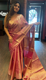 SEMI TISSUE SAREE 21012512