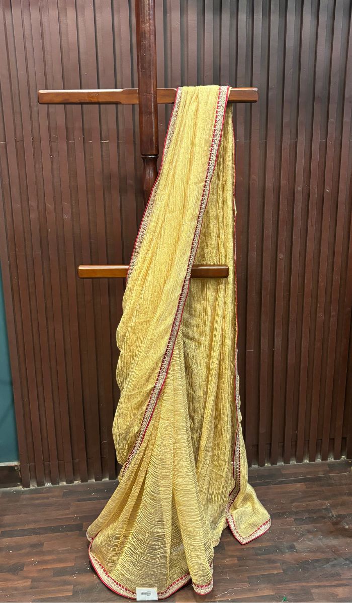 TISSUE ORGANZA SAREE 24012563