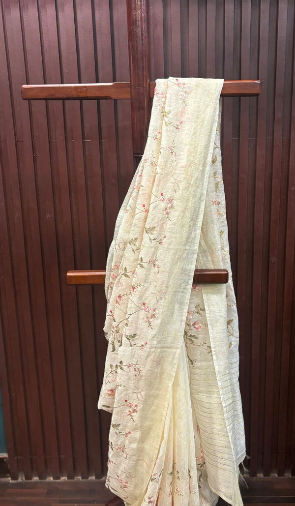 LINEN SAREE 0801257