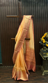 LINEN SILK SAREE 15122439