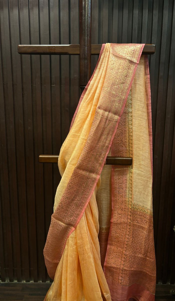 LINEN SILK SAREE 15122439