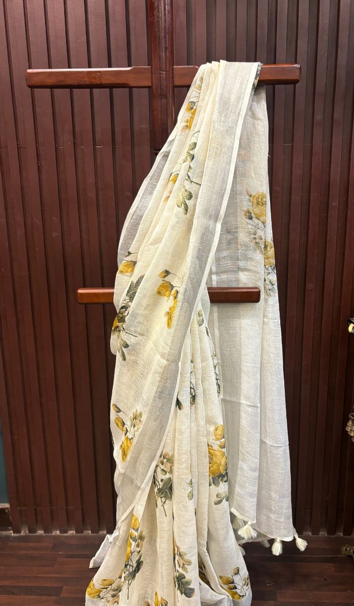 LINEN SAREE 02022530