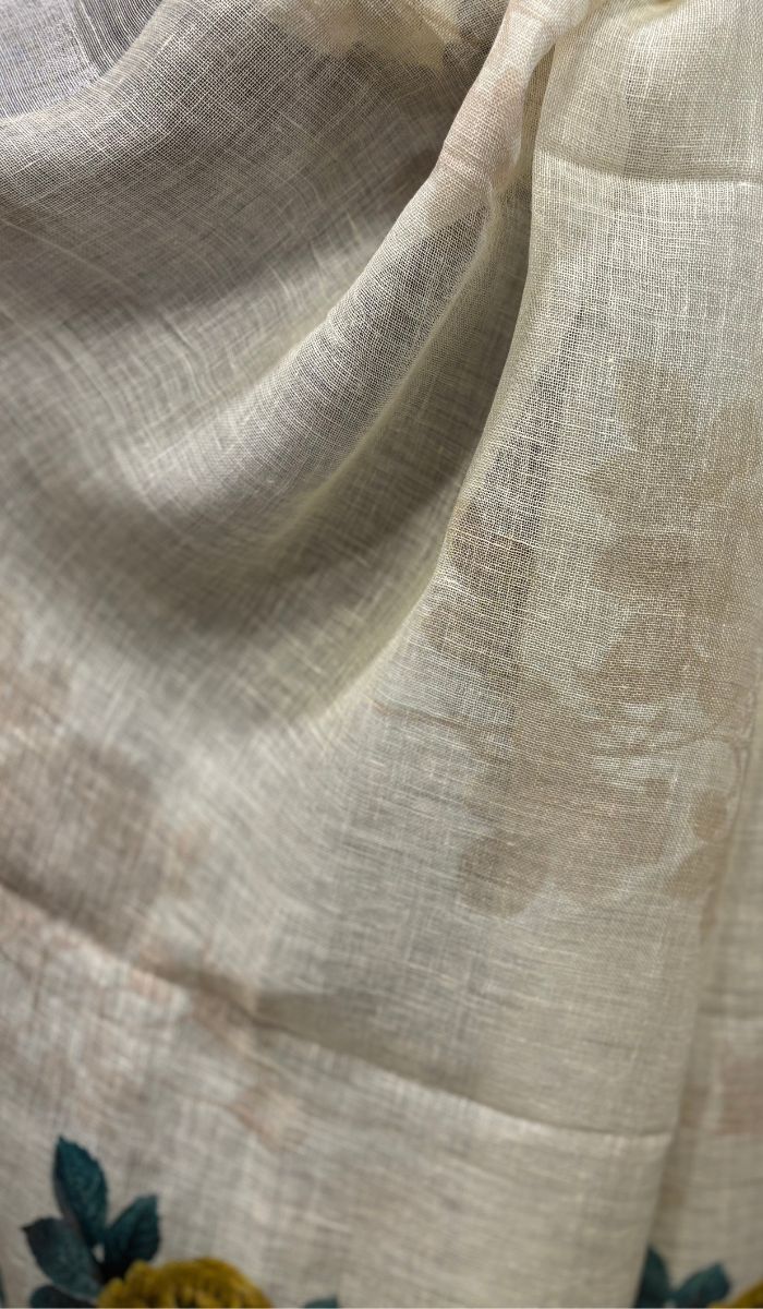 LINEN SAREE 02022533