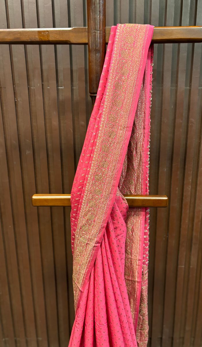 CREPE SILK SAREE 0302253