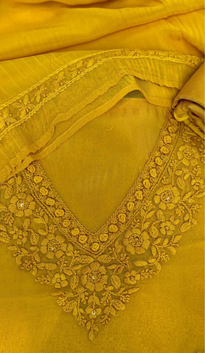 CHIKKANKARI UNSTITCHED SALWAR 11022511