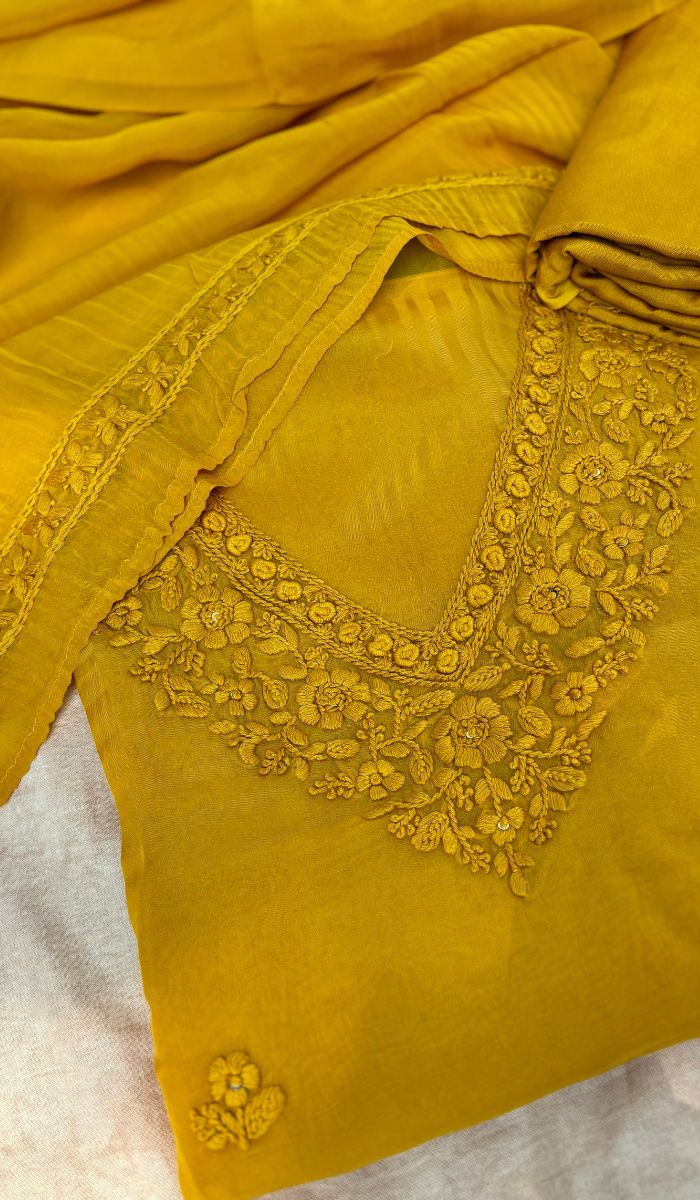 CHIKKANKARI UNSTITCHED SALWAR 11022511