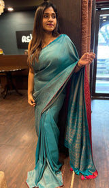 SATIN CREPE SILK SAREE 05032521