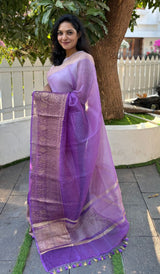 CRUSHED ORGANZA SAREE 0712245