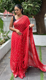 SEMI LINEN SAREE 1103257