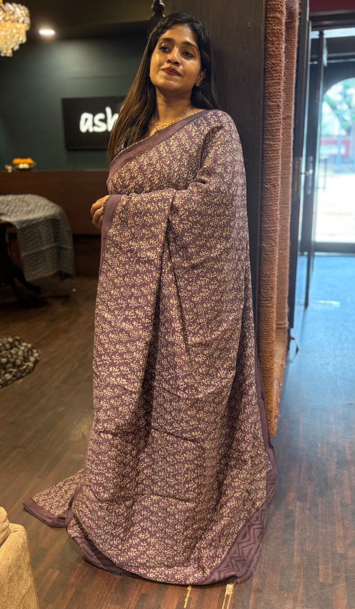 KORA CHANDERI SAREE 09042568