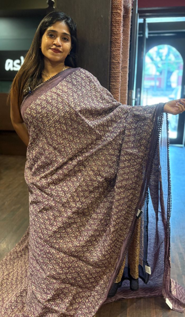 KORA CHANDERI SAREE 09042568