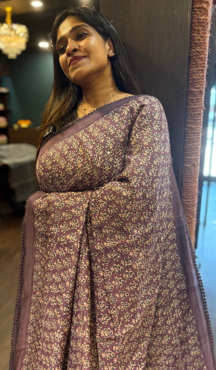 KORA CHANDERI SAREE 09042568