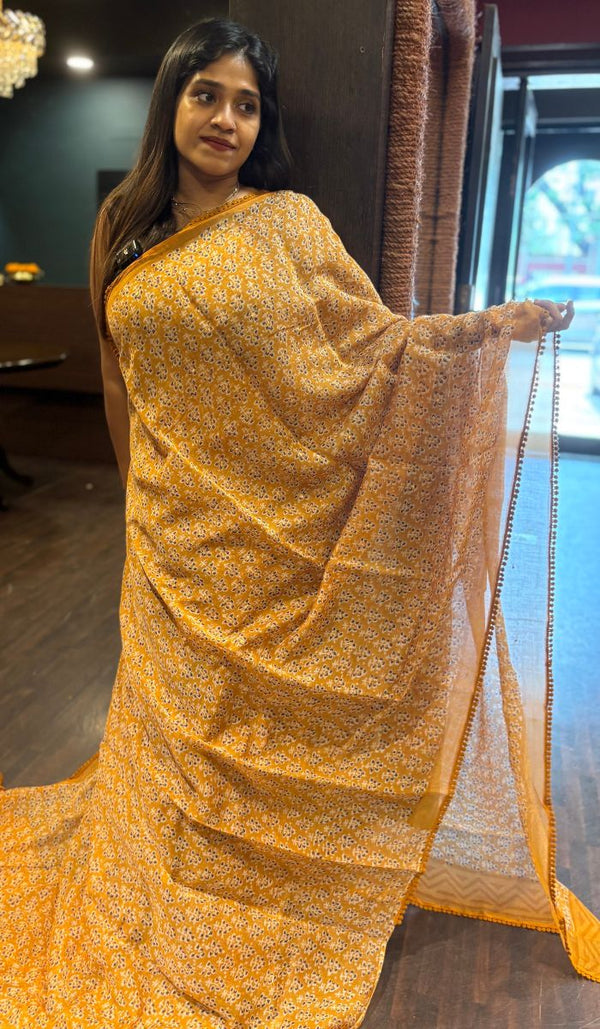 KORA CHANDERI SAREE 09042567