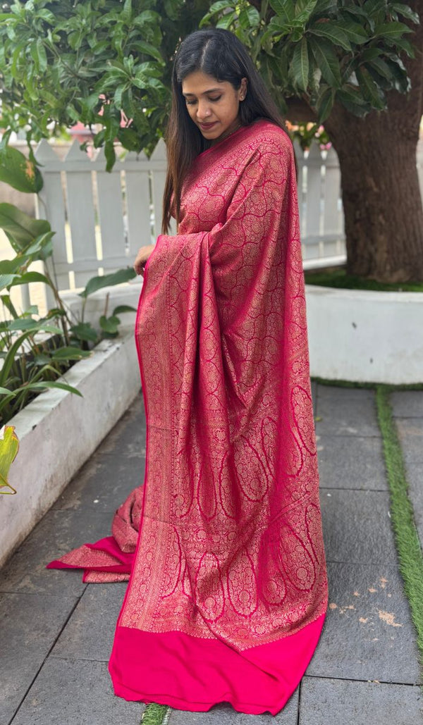 CREPE SILK SAREE 1504256