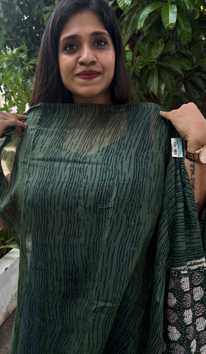 KORA CHANDERI SAREE 09042573