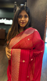 KORA ORGANZA SAREE 16042513