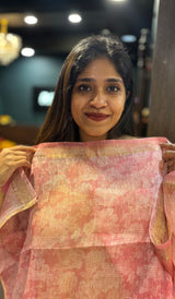 LINEN SAREE 15042519