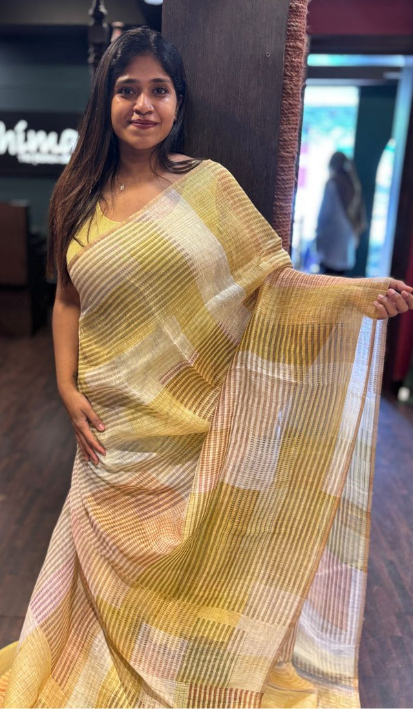 LINEN SAREE 15042527