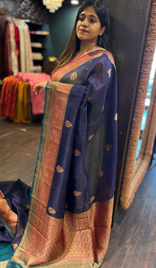ORGANZA SAREE 16042511