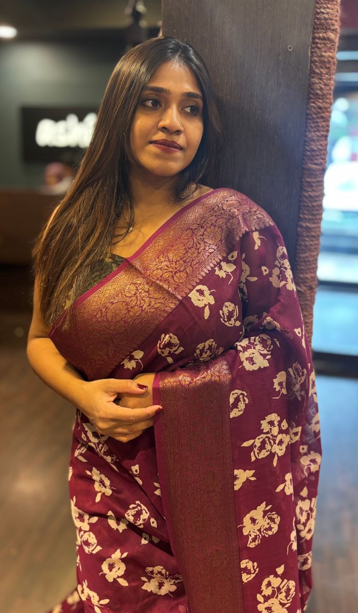 CHANDERI SAREE 01042526
