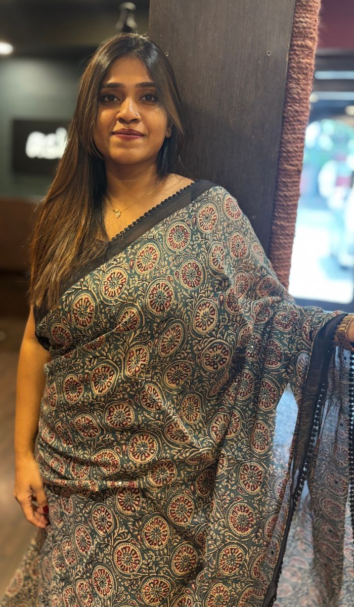 KORA CHANDERI SAREE 09042564