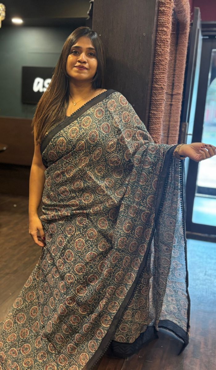 KORA CHANDERI SAREE 09042564