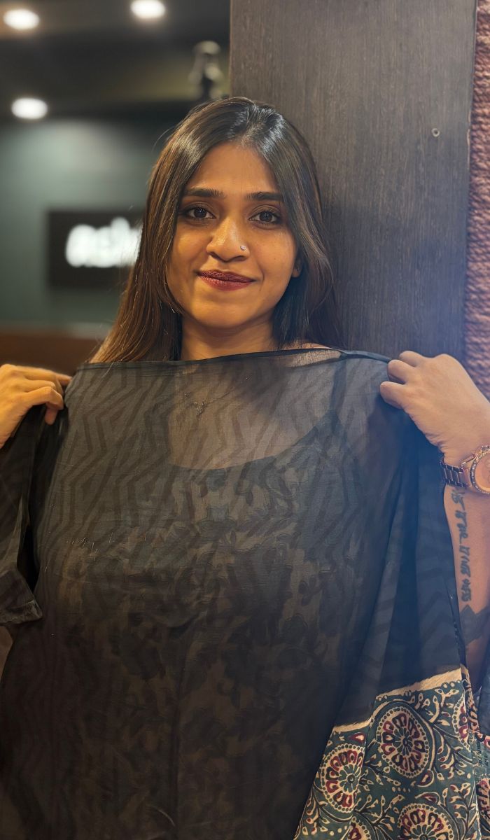 KORA CHANDERI SAREE 09042564