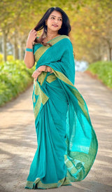 SEMI GEORGETTE SAREE 1203252