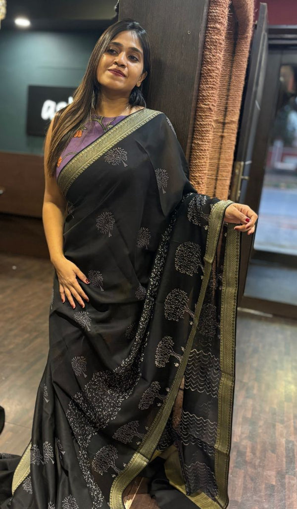CHANDERI SAREE 08042535