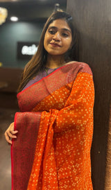 CHANDERI SILK SAREE 01042563