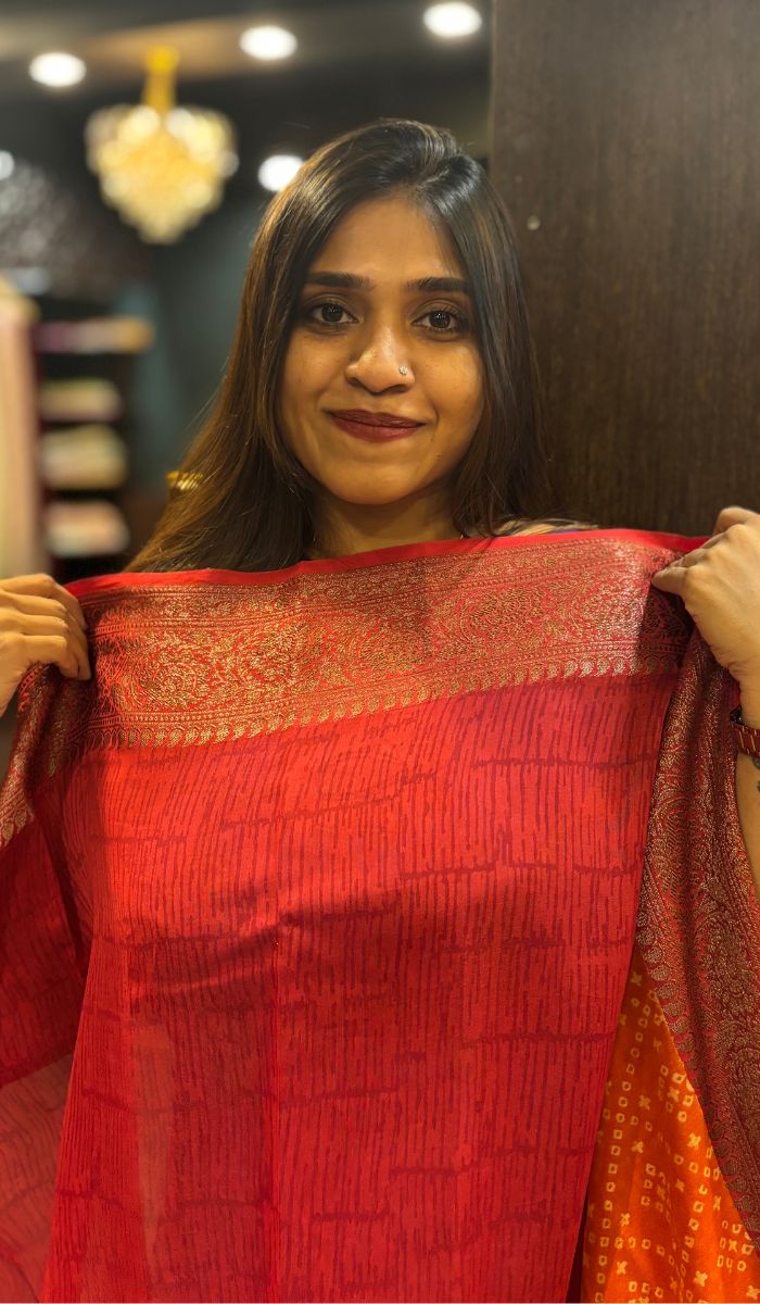 CHANDERI SILK SAREE 01042566