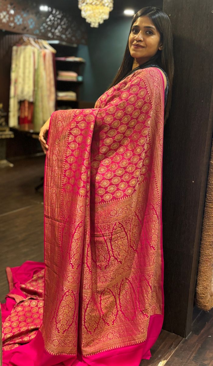 CREPE SILK SAREE 1504257