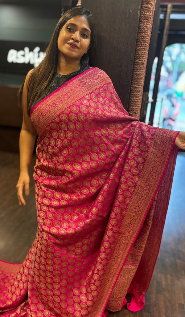 CREPE SILK SAREE 1504257