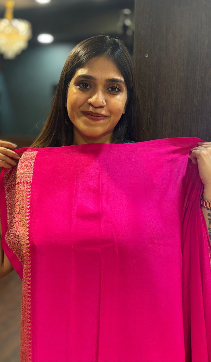 CREPE SILK SAREE 1504257