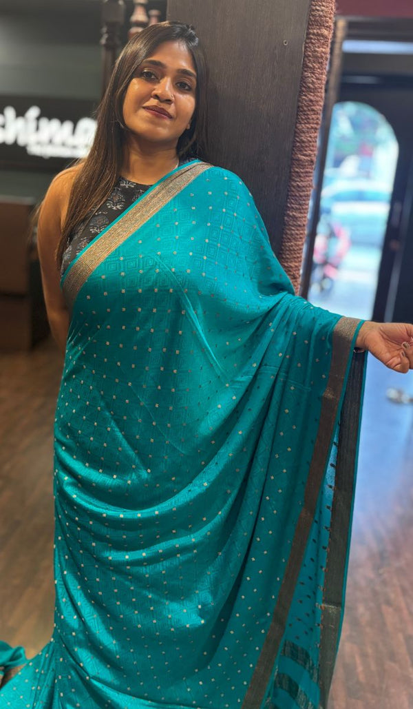 CREPE SILK SAREE 02012318