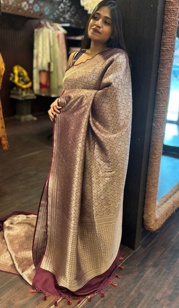 KATAN SILK SAREE 1309241