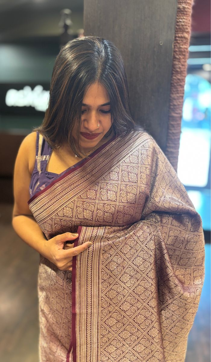 KATAN SILK SAREE 1309241