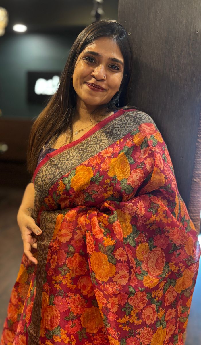 ORGANZA SAREE 08042549