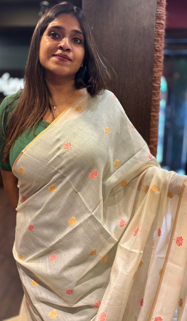 SEMI LINEN SAREE 0505251