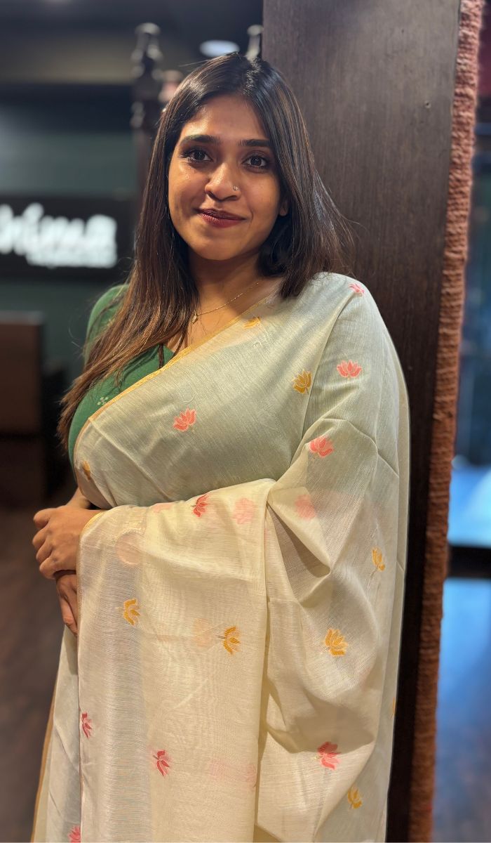 SEMI LINEN SAREE 0505251