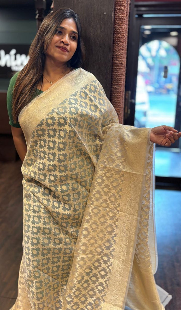 ORGANZA SAREE 14112421