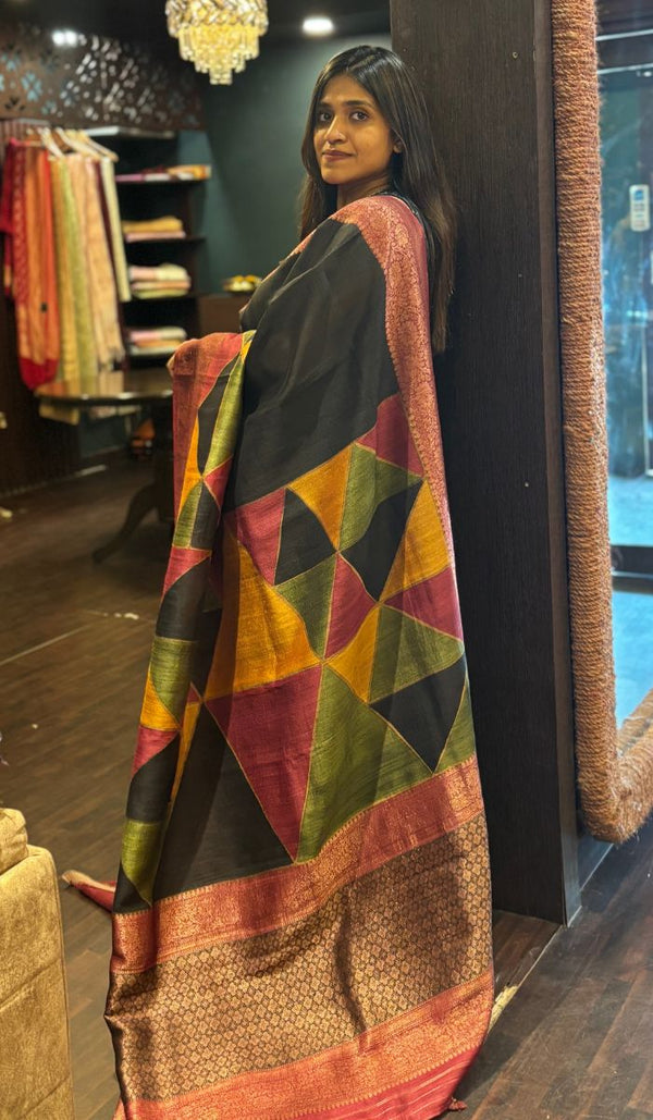TUSSAR SILK SAREE 02042579