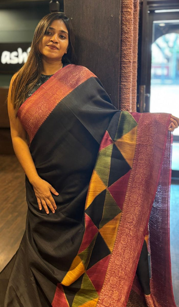 TUSSAR SILK SAREE 02042579