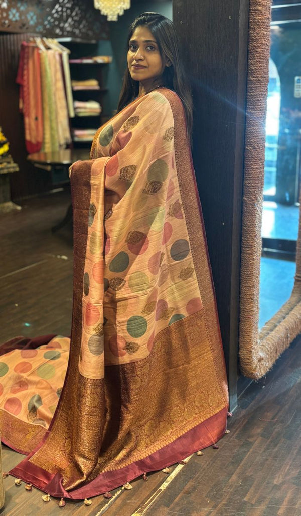 TUSSAR SILK SAREE 02042576